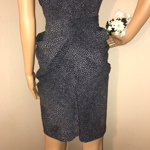 Guess Tulip Dress Stepping Stones Jet Black PU NWT - Picture 6 of 8